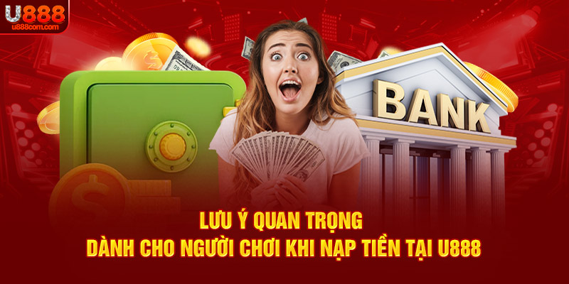 Lưu ý quan trọng dành cho người chơi khi nạp tiền U888