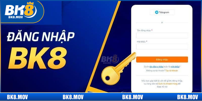 Hướng dẫn đăng nhập BK8 cực dễ